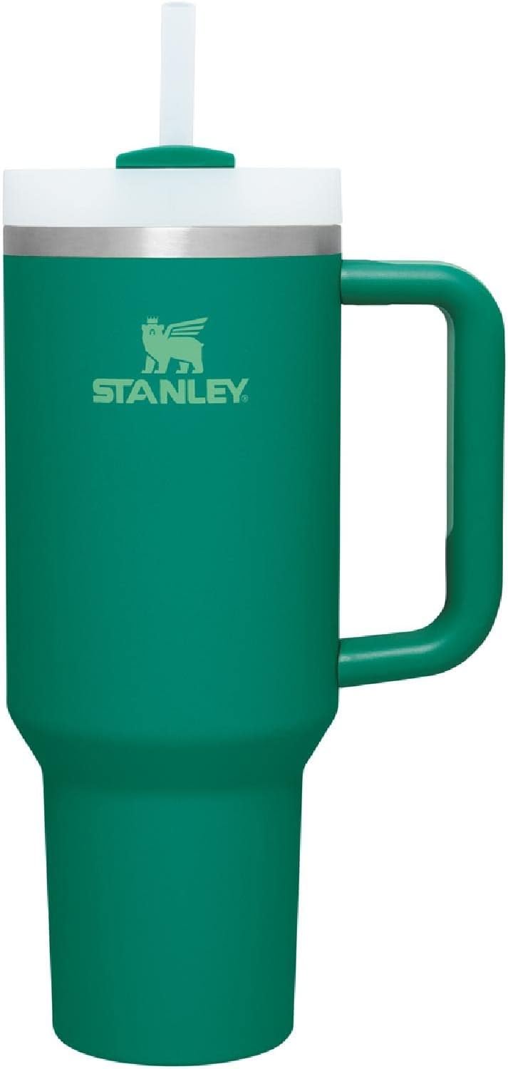 Stanley Quencher H2.0 FlowState Stainless Steel Vacuum Insulated Tumbler with Lid and Straw for Water, Iced Tea or Coffee, Smoothie and More, Alpine, 40 oz / 1.18 L