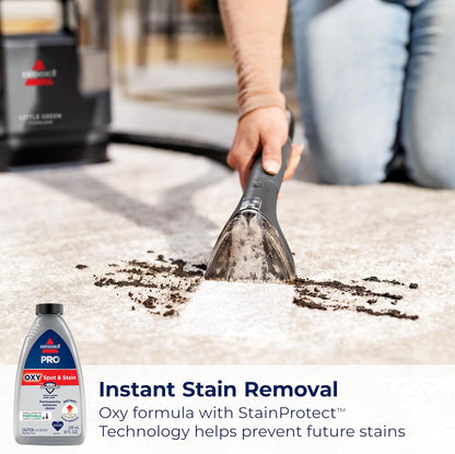 BISSELL® Little Green® Cordless Multi-Purpose Portable Deep Carpet and Upholstery Cleaner, Car and Auto Detailer with 25V Lithium-Ion Battery, 3682B
