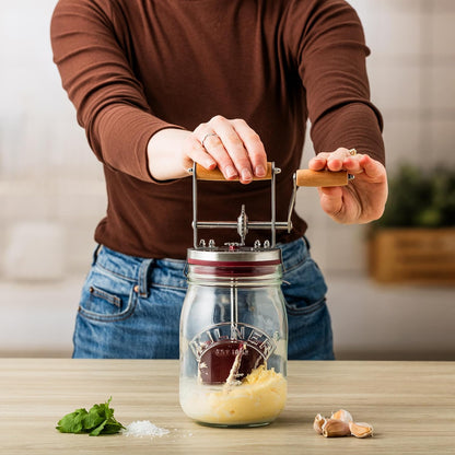 Kilner KLN21758 Butter Churner 800ml, 800ml, Clear (25.348)