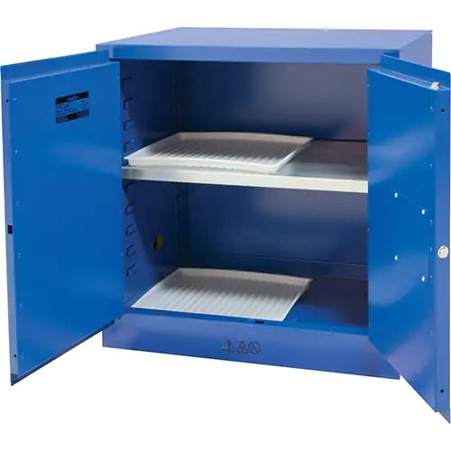 Corrosive Liquids Cabinet, 22 gal., 35" x 35" x 22"