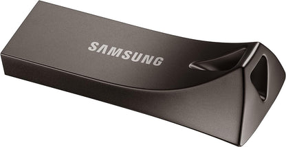 SAMSUNG BAR Plus 256GB - 400MB/s USB 3.1 Flash Drive Titan Gray (MUF-256BE4/AM) [Canada Version]