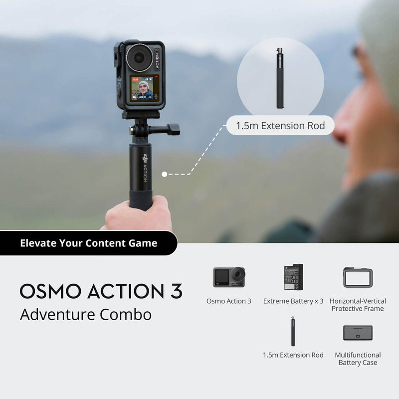 DJI Camera CP.OS.00000220.01 Osmo Action 3 Standard Combo