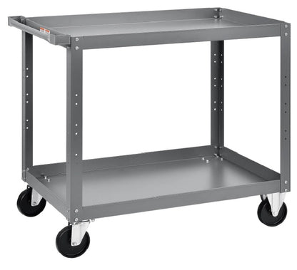 Global Industrial™ Steel Stock Cart w/2 Shelves, 500 lb. Capacity, 36"L x 24"W x 36"H