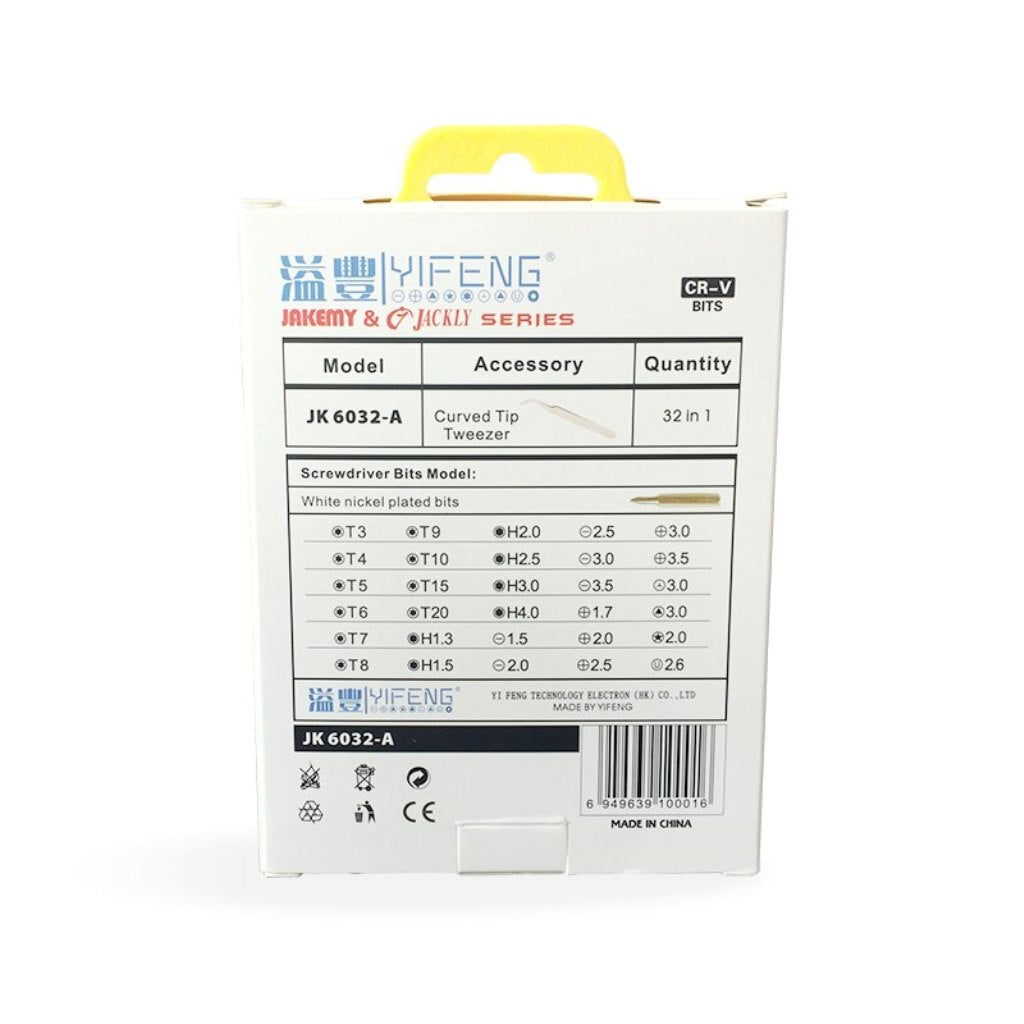 JK 6032-A 32 in 1 Professional Hardware Screwdriver Tool Kit - PuriLite