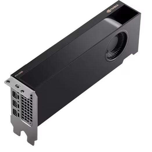 PNY Quadro RTX A2000 12GB Professional Graphic Card 12GB GDDR6, PCI Express 4.0 x16, Dual Slot, 4x MiniDisplayPort, 8K Support, Ultra-quiet active fan