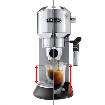 De’Longhi Dedica DeLuxe Pump Espresso Machine with Adjustable Frothing Wand