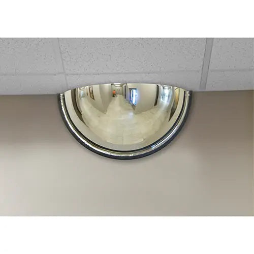 180° Dome Mirror, Half Dome, Closed Top, 32" Diameter