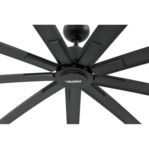 Global Industrial™ 108" Industrial Ceiling Fan, DC Motor, 6 Speed, 20000 CFM, Black