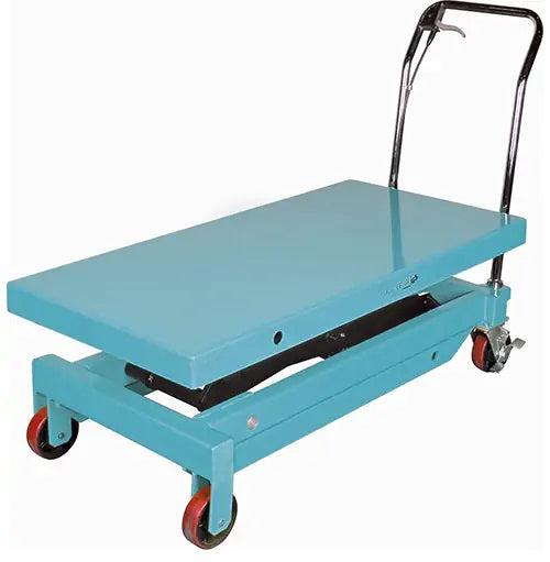 Heavy-Duty Hydraulic Scissor Lift Table, 48" L x 24" W, Steel, 1545 lbs. Capacity