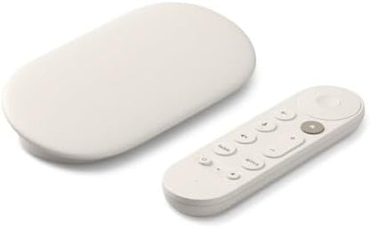 Google TV Streamer (4K) - Fast Streaming Entertainment With Voice Search Remote - Watch Movies, Shows, Live TV, and Netflix in 4K HDR - Smart Home Control - 32 GB Storage - Porcelain