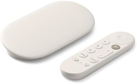 Google TV Streamer (4K) - Fast Streaming Entertainment With Voice Search Remote - Watch Movies, Shows, Live TV, and Netflix in 4K HDR - Smart Home Control - 32 GB Storage - Porcelain