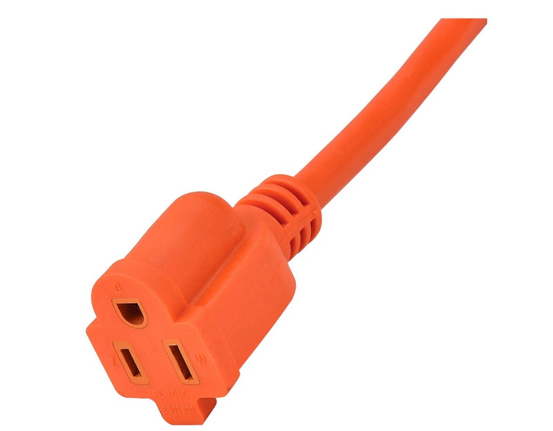 Global Industrial™ 100 Ft. Outdoor Extension Cord, 14/3 Ga, 13A, Orange