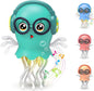 Dancing Jellyfish Crawling Toy with Lights & Music – Interactive Tummy Time Sensory Toy for for Kids – Ages 3–8 - PuriLite