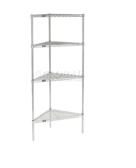 Nexel® ST24C Chrome Triangle Wire Shelf 24" - PuriLite