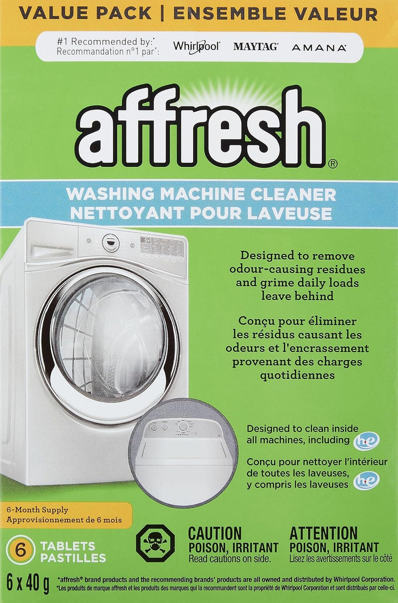 Affresh Washing Machine Cleaner Tablets - 6 Count