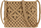 Youjaree Women Crochet Shoulder Bag Handmade Woven Beach Crossbody Handbag Satchel Purse with Tassel for Summer