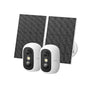 EufyCam C34 Security Camera with Solar Panel, 2-pack - PuriLite