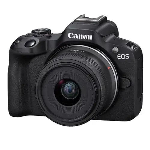 Canon EOS R50 Mirrorless Camera with RF-S 18-45mm f/4.5-6.3 IS STM Lens (5811C012) - PuriLite