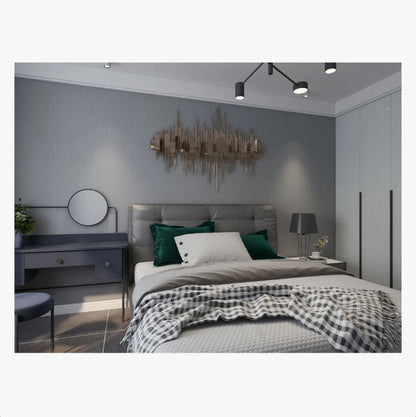 Modern Luxury Metal Wall Decor | Three-Dimensional Geometric Dimensional Wall Art