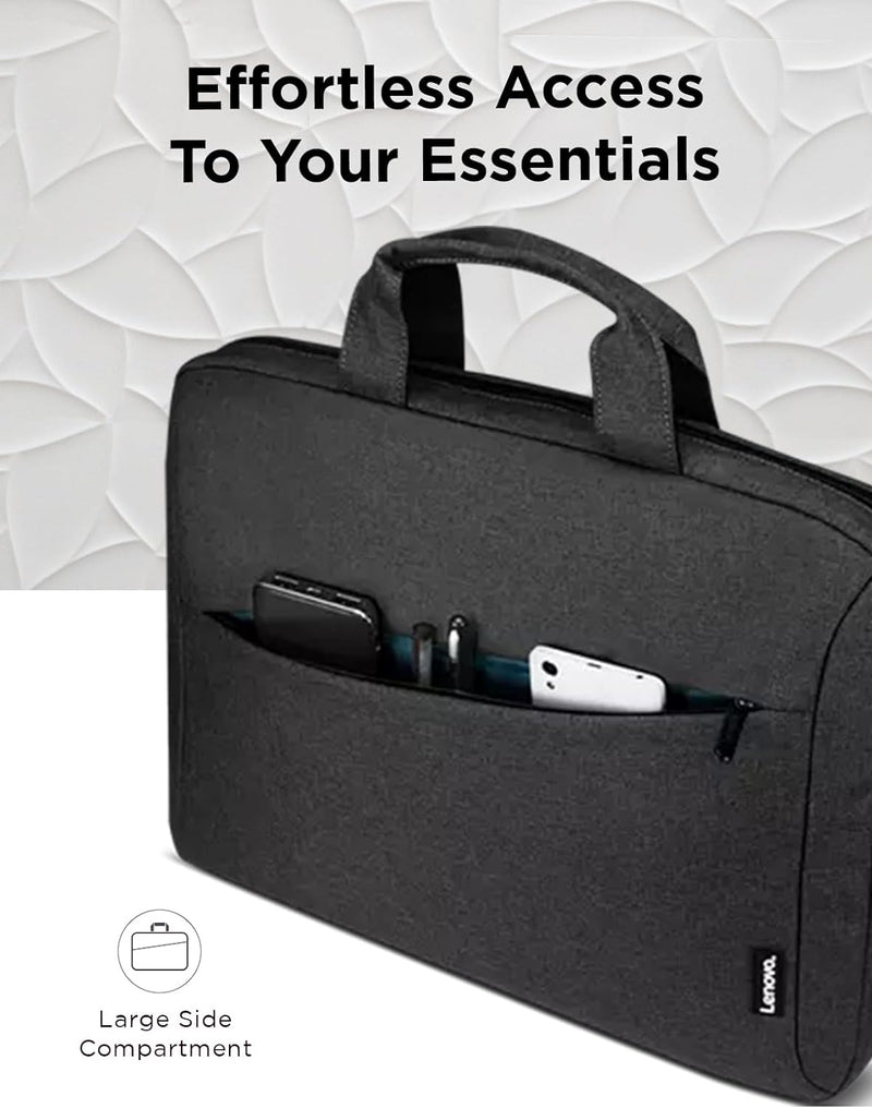Lenovo Laptop Carrying Case T210, Notebook Bag for 15.6-Inch Laptop/Tablet, Sleek Design and Water-Repellent Fabric, GX40Q17229