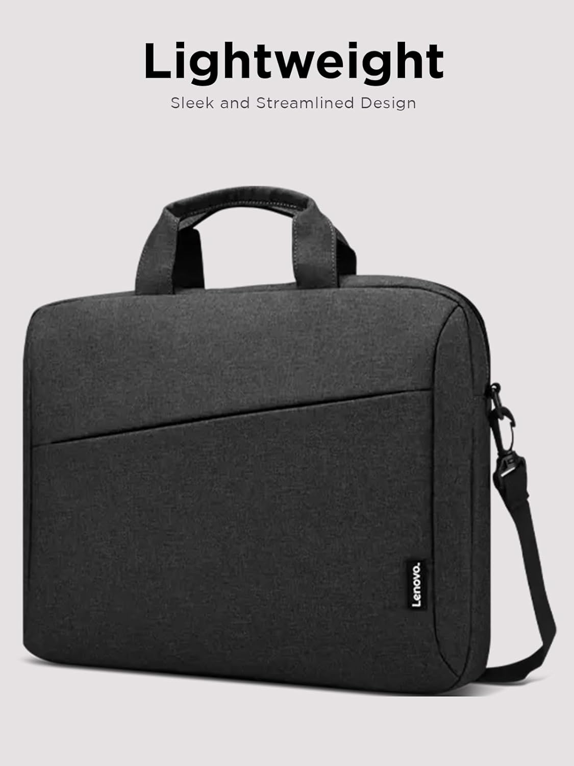 Lenovo Laptop Carrying Case T210, Notebook Bag for 15.6-Inch Laptop/Tablet, Sleek Design and Water-Repellent Fabric, GX40Q17229