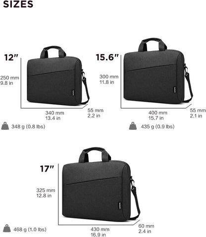 Lenovo Laptop Carrying Case T210, Notebook Bag for 15.6-Inch Laptop/Tablet, Sleek Design and Water-Repellent Fabric, GX40Q17229