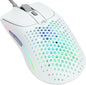 Glorious Gaming Model O 2 Wired Gaming Mouse - 59g Ultralight, FPS, 26,000 DPI, Motion Sync, 80M Click Rated Switches, 6 Programmable Buttons, Ambidextrous, RGB, PTFE Feet - White
