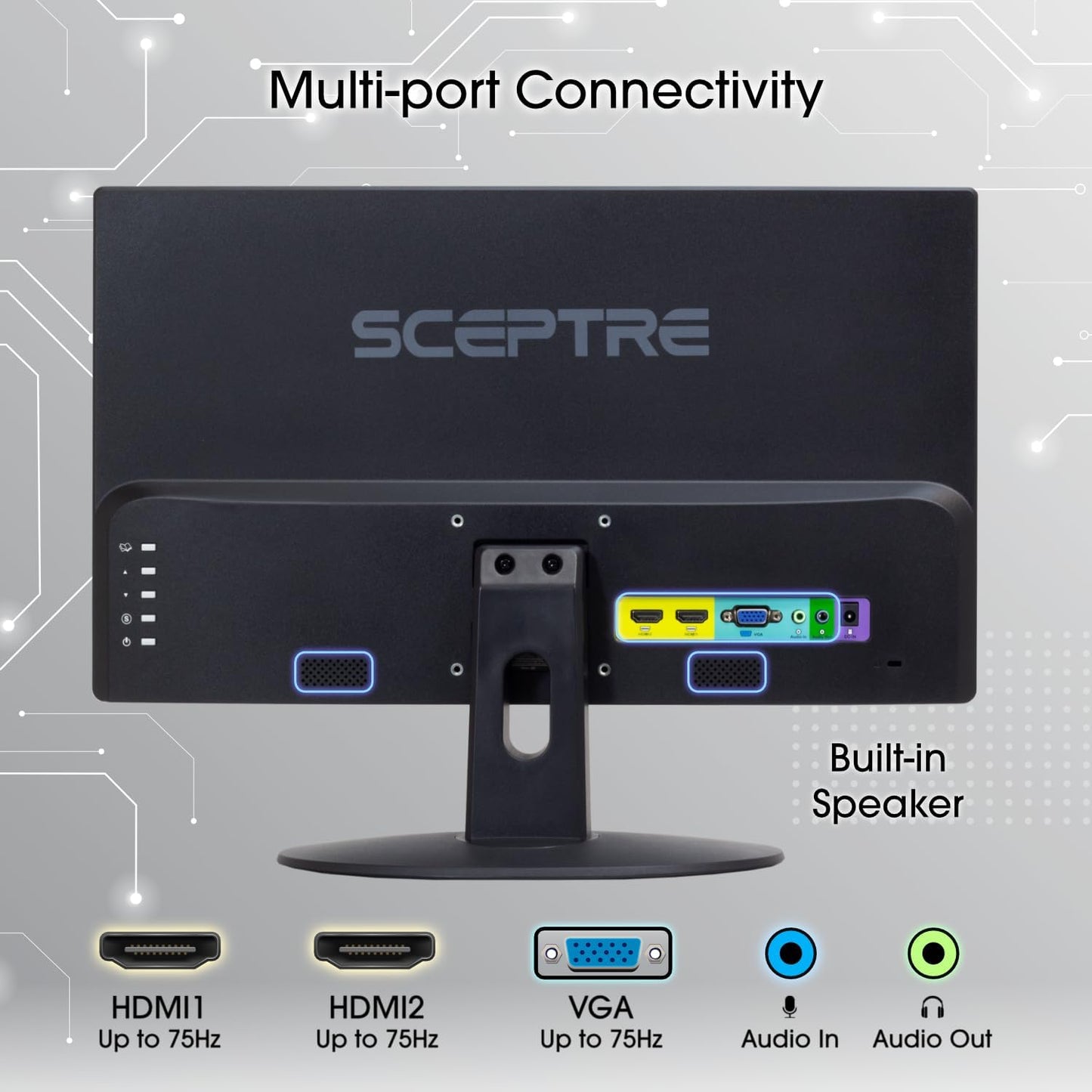 Sceptre New 20-inch Professional Monitor 1600 x 900 HDMI x2 Build-in Speakers 2025