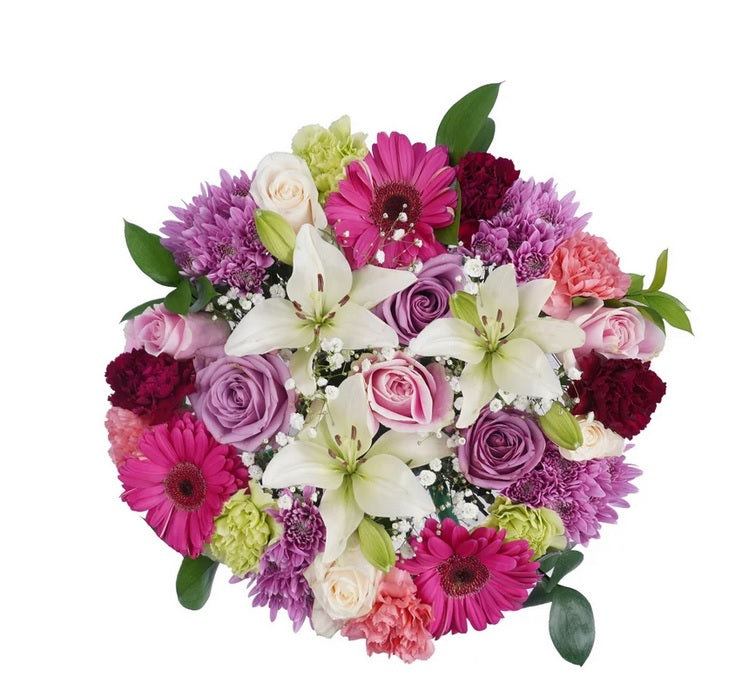 Passionate Blooms Bouquet with Vase - PuriLite
