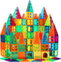 Magnetic Tiles, 110PCS Magnet Building Set, Magnetic Building Blocks,Construction STEM Toys for Kids, Gift for Boys Girls