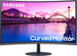Samsung 27-Inch S39C Series FHD Curved Gaming Monitor, 75Hz, AMD FreeSync, Game Mode, Advanced Eye Comfort, Frameless Display, Built in Speakers, Slim Metal Stand, LS27C392EANXGO, Black