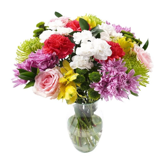 Simply Charming Bouquet with Vase - PuriLite