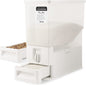 Aroma Housewares 33 lbs Rice & Bean Dispenser, Dry Food Storage Bin (ARD-133), White