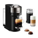 Nespresso Vertuo Next Deluxe Coffee and Espresso Machine by Breville with Aeroccino, Chrome