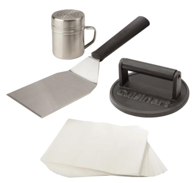 Cuisinart Cast Iron Smashed Burger Kit