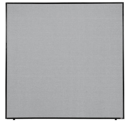 Interion® Office Partition Panel, 60-1/4"W x 60"H, Gray - PuriLite