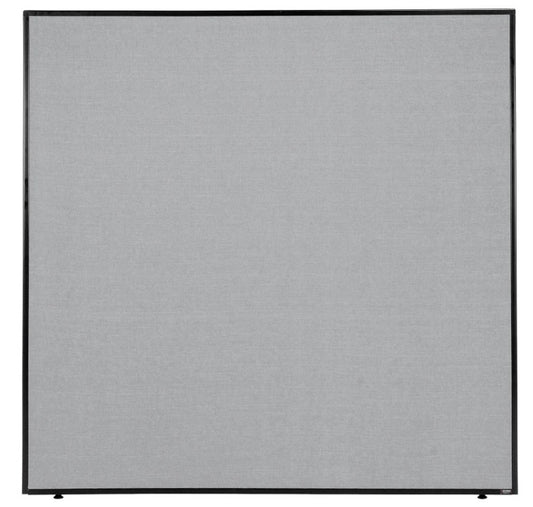 Interion® Office Partition Panel, 60-1/4"W x 60"H, Gray - PuriLite