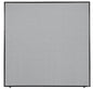 Interion® Office Partition Panel, 60-1/4"W x 60"H, Gray - PuriLite