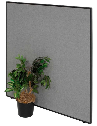 Interion® Office Partition Panel, 60-1/4"W x 60"H, Gray - PuriLite