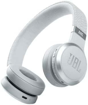 JBL Live 460NC - Wireless On-Ear Noise Cancelling Headphones with Long Battery Life and Voice Assistant Control - Black