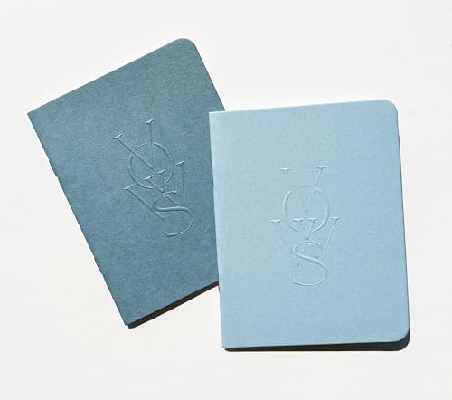 SOLE PAPER CO. Embossed Vow Books, His & Her Unisex, Vow Renwal, Bride & Groom, Wedding Vow Books, Couples Books, Hand Crafted Modern Books (Vellum)