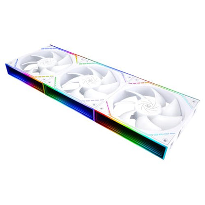Thermalright TL-M12QR X3 Case Fan, CPU Cooler Comes with ARGB Mirror Light Effect,PC PWM Silent Cooling with 1500RPM Speed,Reverse CPU Cooler Fan (120mm, Black)