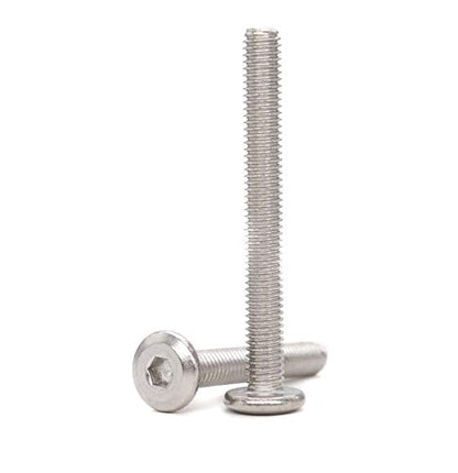 binifiMux 4pcs M10-1.25 x 70mm Serrated Flanged Hex Bolts Flange Hexagon Screws, Stainless Steel 18-8 (304), Plain Finish, DIN 6921