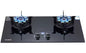 Purilite Select Built-In 2 Burner Gas Cooktop with Tempered Glass Surface, Electronic Ignition, High Power 4000W Kitchen Gas Stove, Energy-Efficient Embedded Cooking Range - PuriLite