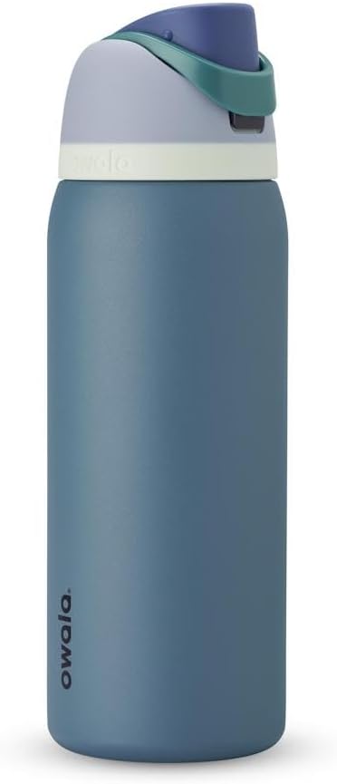 Owala Kids FreeSip Insulated Stainless Steel Water Bottle with Straw, BPA-Free Sports Water Bottle, Great for Travel, 16 oz, Celestial Sphere