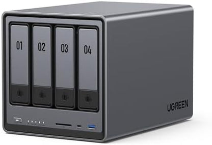 UGREEN NASync DXP2800 2-Bay Desktop NAS, Auto Backup Organize Phones/PCs Private Cloud Storage for Home & Office, Intel N100 Quad-core CPU, 8GB DDR5 RAM, 2.5GbE, Dual M.2 Slots, 4K HDMI (Diskless)