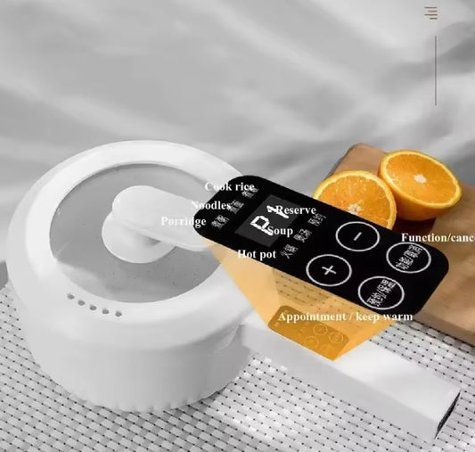 Purilite Select 1.6L Multifunction Electric Cooker Pot, Non Stick Ceramic Cooking Pot with Stew and Keep Warm Function, Compact 600W Kitchen Rice Cooker for Home and Dorm - PuriLite