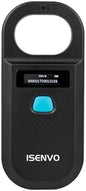 Pet Microchip Scanner | 15-Digit RFID Animal Chip Reader with Rechargeable Battery, USB Connectivity and Backlit Display