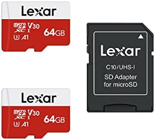 Lexar 128GB Micro SD Card, microSDXC UHS-I Flash Memory Card with Adapter - Up to 100MB/s, A1, U3, Class10, V30, High Speed TF Card