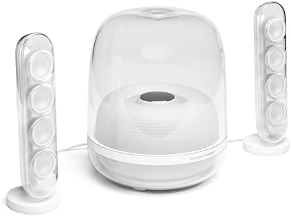 Harman Kardon SoundSticks 4 Bluetooth Speaker System, Black (HKSOUNDSTICK4BLKAM)